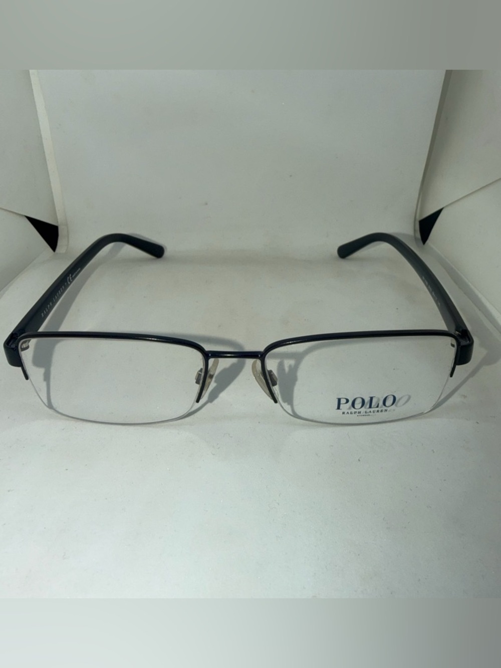 Polo by Ralph Lauren Men's Matte Navy Blue Eyeglasses